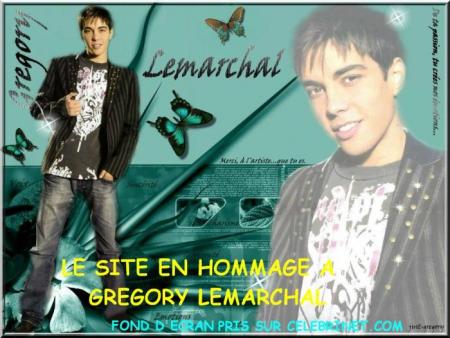 Grégory Lemarchal fan de zik