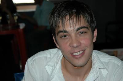 Grégory prenant la pause